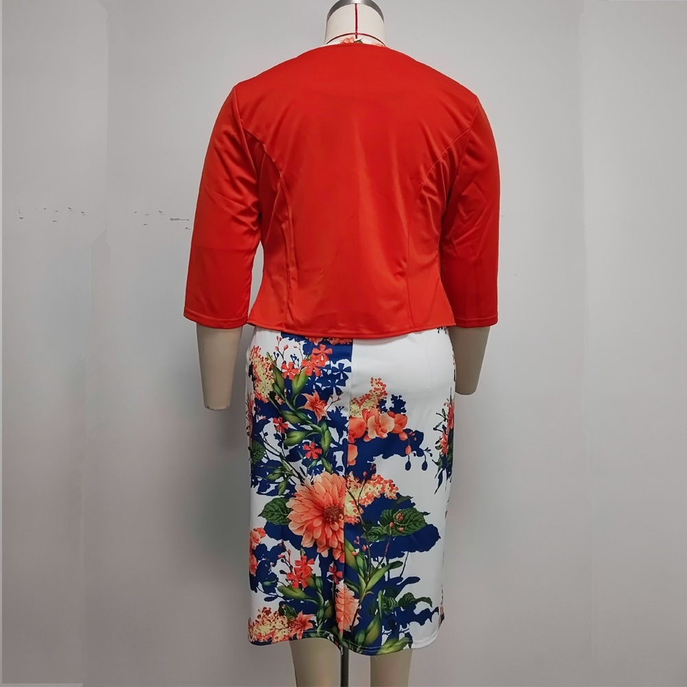 Ethnic Fashion Pakistan - Conjunto Feminino de Moda com Estampa