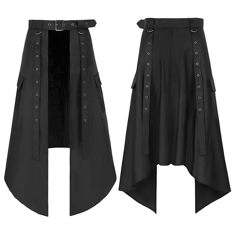 Ethnic Clothing & Online Fashion Store Khaadi Us - Saia Assimétrica da Série Gótica Punk