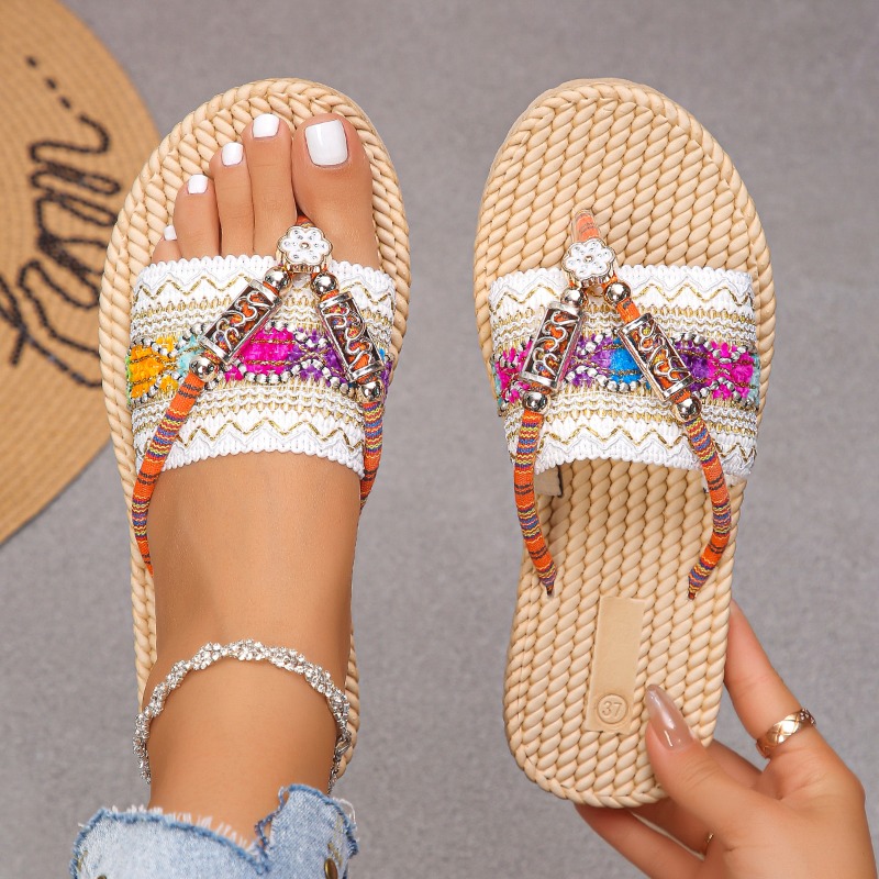 Ethnic Modern Fashion - Mulheres chinelos ao ar livre sapatos