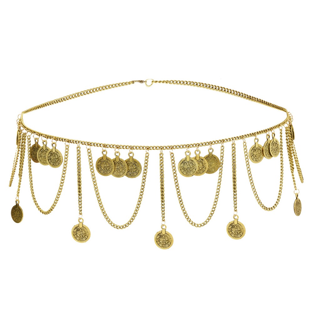 Ethnic Fashion Co In - Vintage moeda pingente de metal corpo