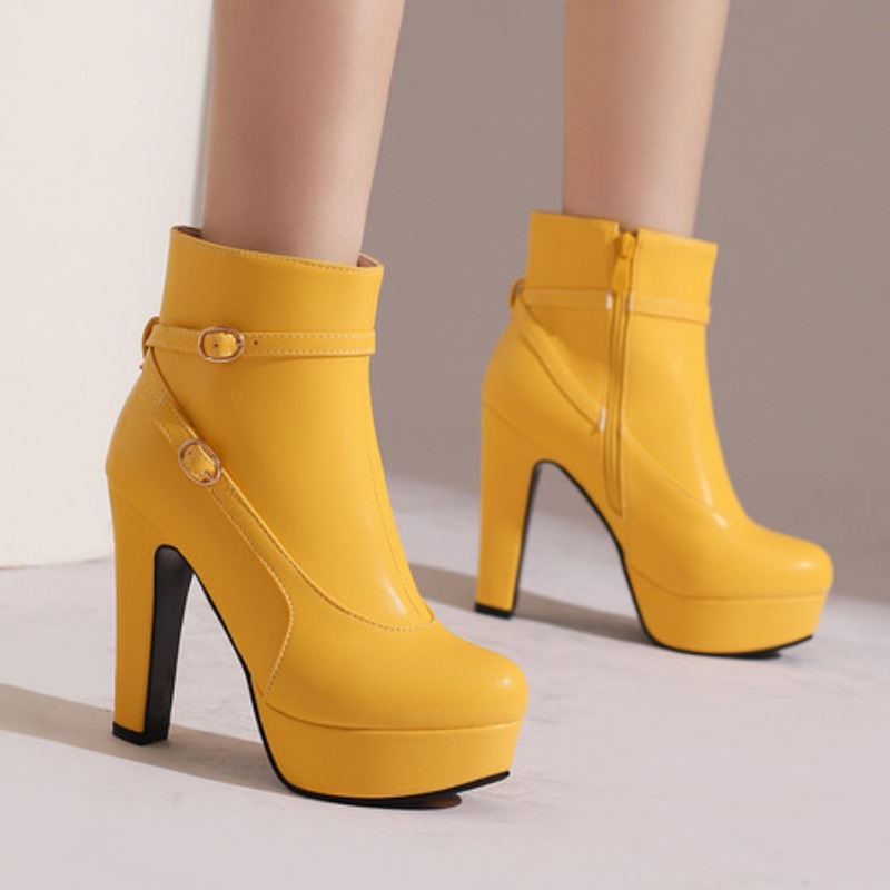 Botas de plataforma de moda fe - Ethnic Fashion avaliação e preço