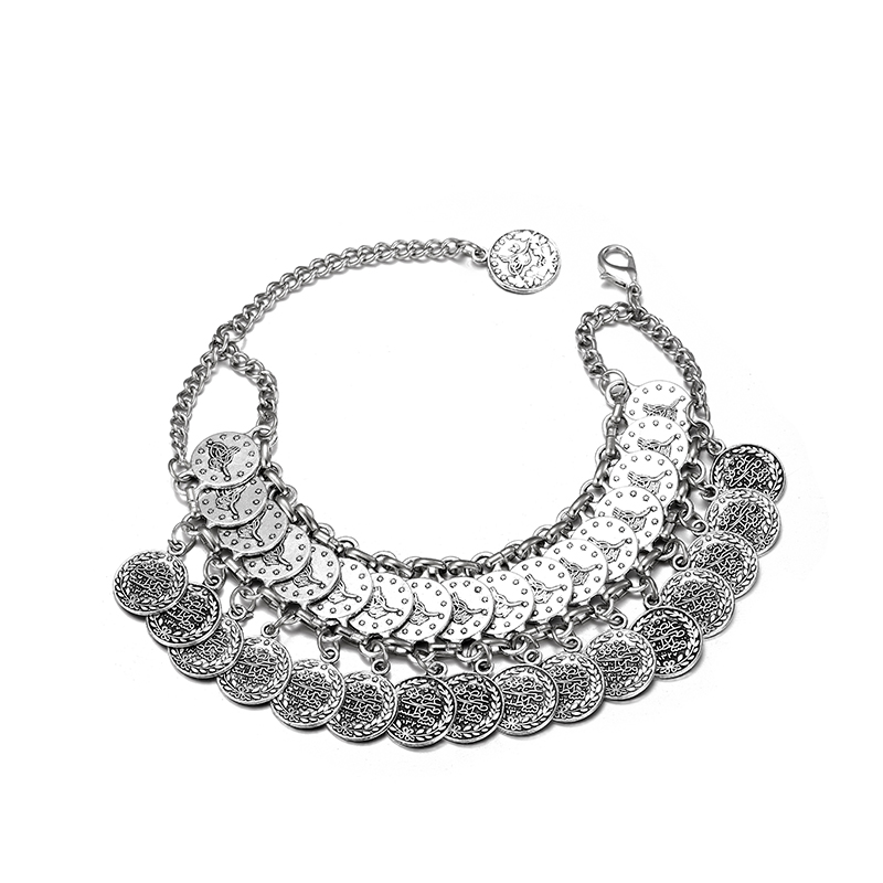 Moedas ajustáveis Pulseiras co - Ethnic Fashion Co In avaliação e preço