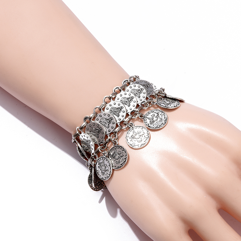 Moedas ajustáveis Pulseiras co - Ethnic Fashion Co In avaliação e preço