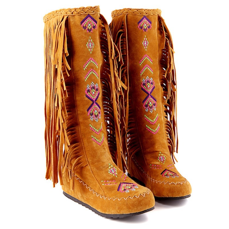 Botas Femininas de Cano Longo  - Ethnic Fashion avaliação e preço