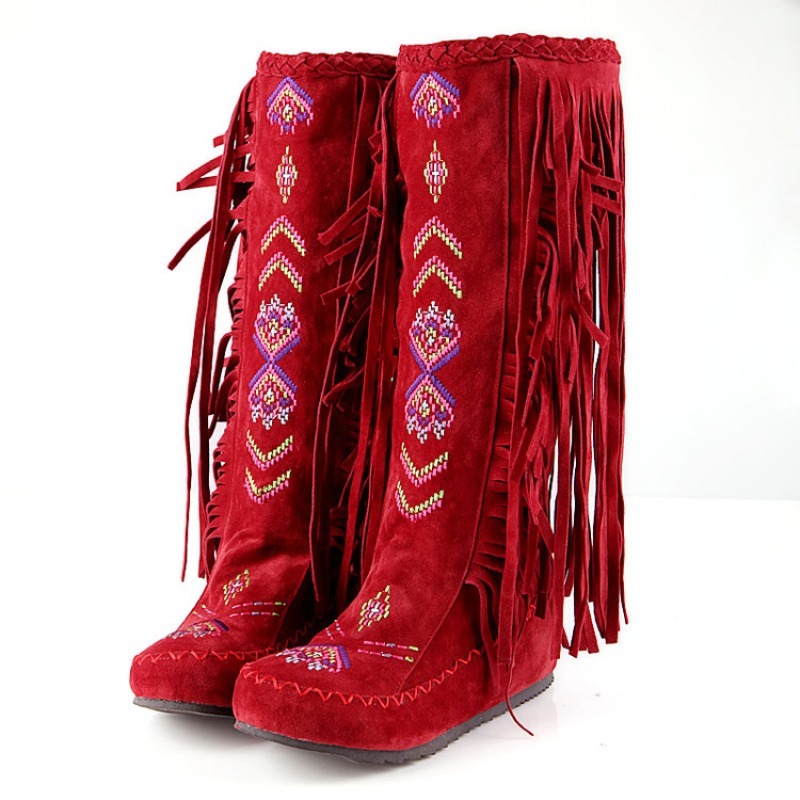 Botas Femininas de Cano Longo  - Ethnic Fashion avaliação e preço
