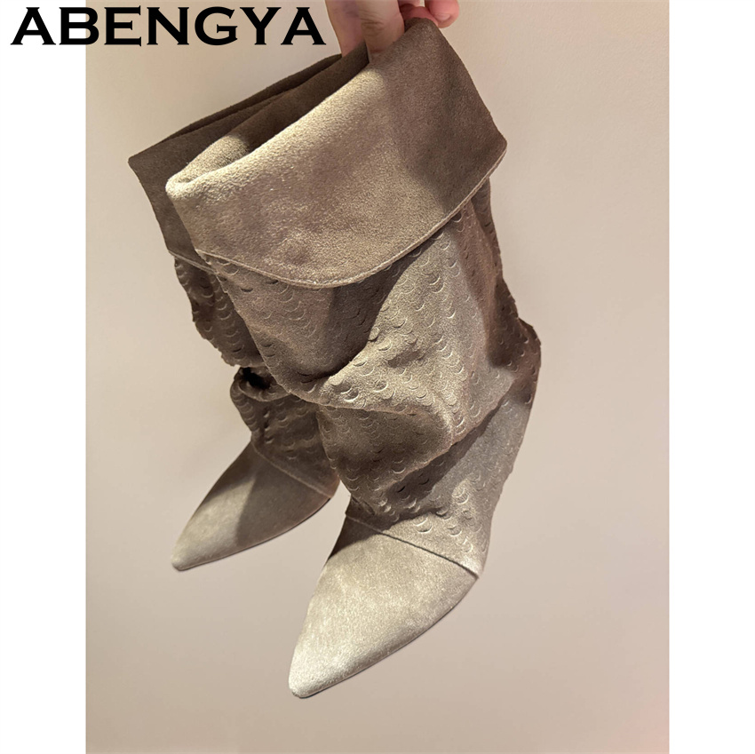 Botas Femininas de Cano Médio  - Ethnic Fashion avaliação e preço