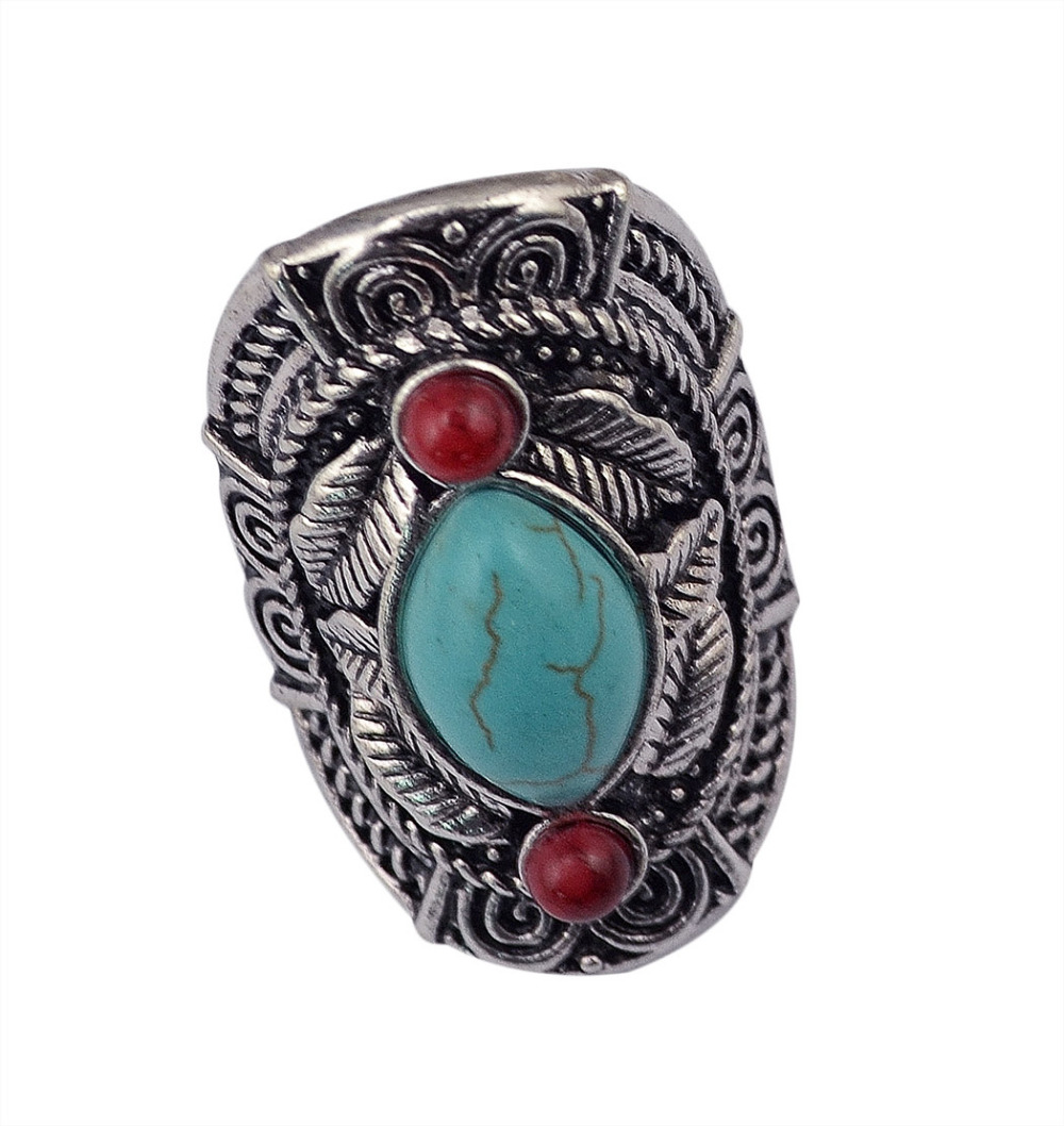 Boho Ethnic Tibet Anéis Turque - Ethnic Fashion Pakistan avaliação e preço