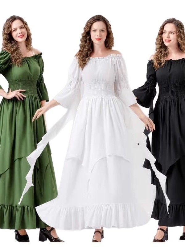 Vestido de Dança Medieval de H - Ethnic Fashion Trends 2026 avaliação e preço
