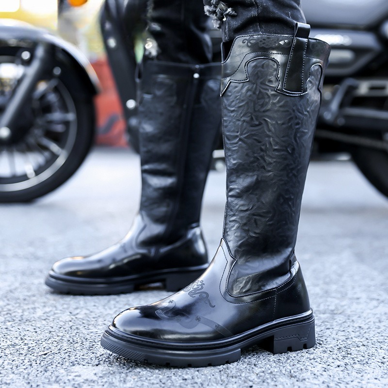 Botas masculinas de cano médio - Ethnic Fashion avaliação e preço