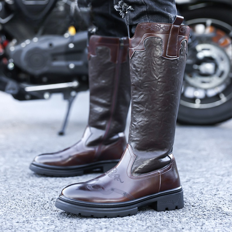 Botas masculinas de cano médio - Ethnic Fashion avaliação e preço