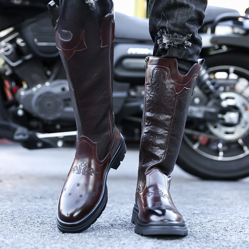 Botas masculinas de cano médio - Ethnic Fashion avaliação e preço