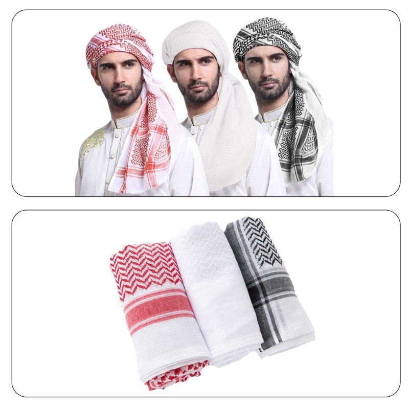 Lenço Shemagh Protetor Solar É - Ethnic Fashion Men avaliação e preço
