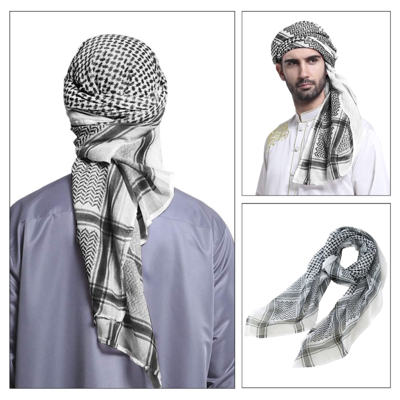 Lenço Shemagh Protetor Solar É - Ethnic Fashion Men avaliação e preço