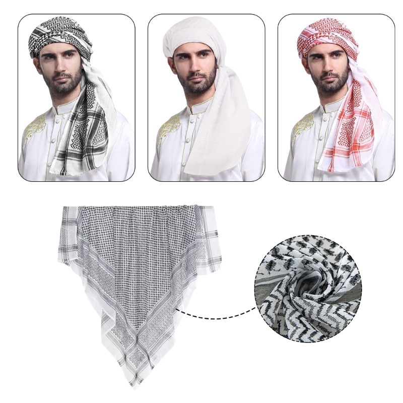 Lenço Shemagh Protetor Solar É - Ethnic Fashion Men avaliação e preço