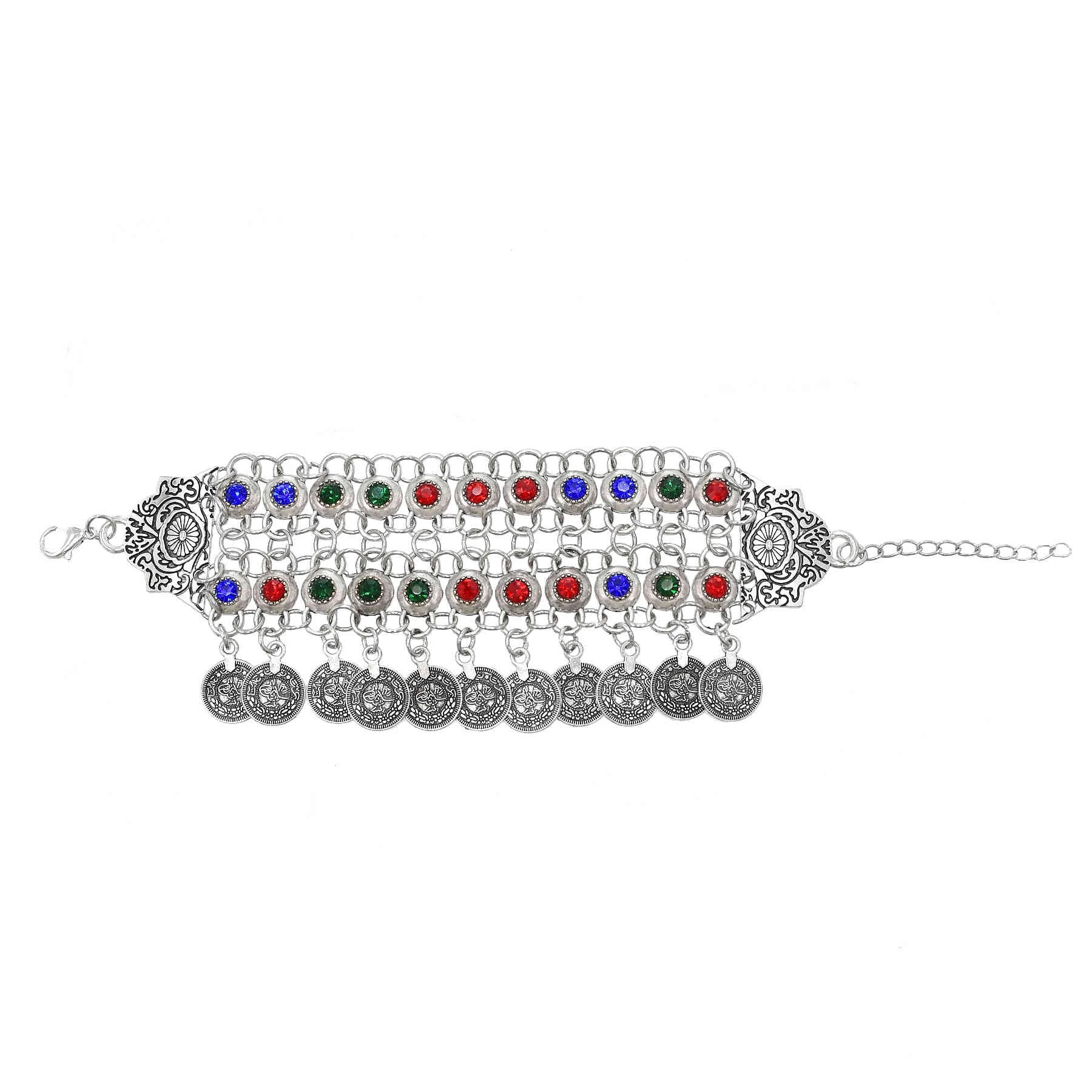 Pulseira de cristal colorido p - Ethnic Fashion Pakistan avaliação e preço