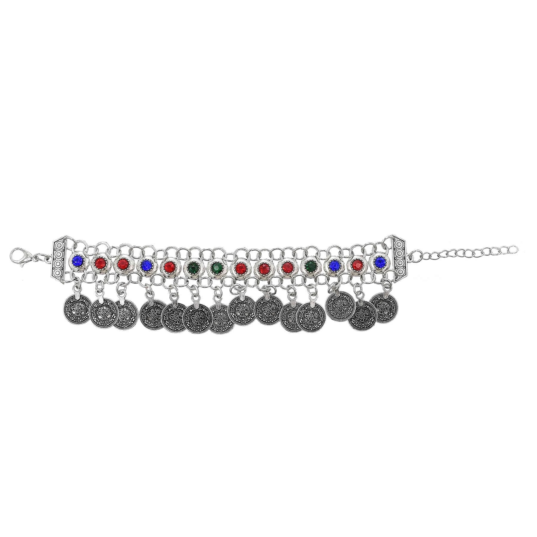 Pulseira de cristal colorido p - Ethnic Fashion Pakistan avaliação e preço