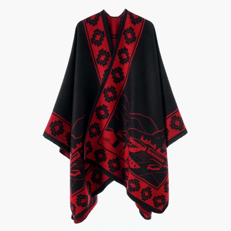 Poncho Feminino com Estampa Ge - Ethnic Fashion For Women avaliação e preço