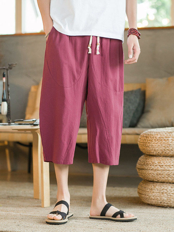 Calças de Linho e Algodão de P - Ethnic Fashion Men avaliação e preço