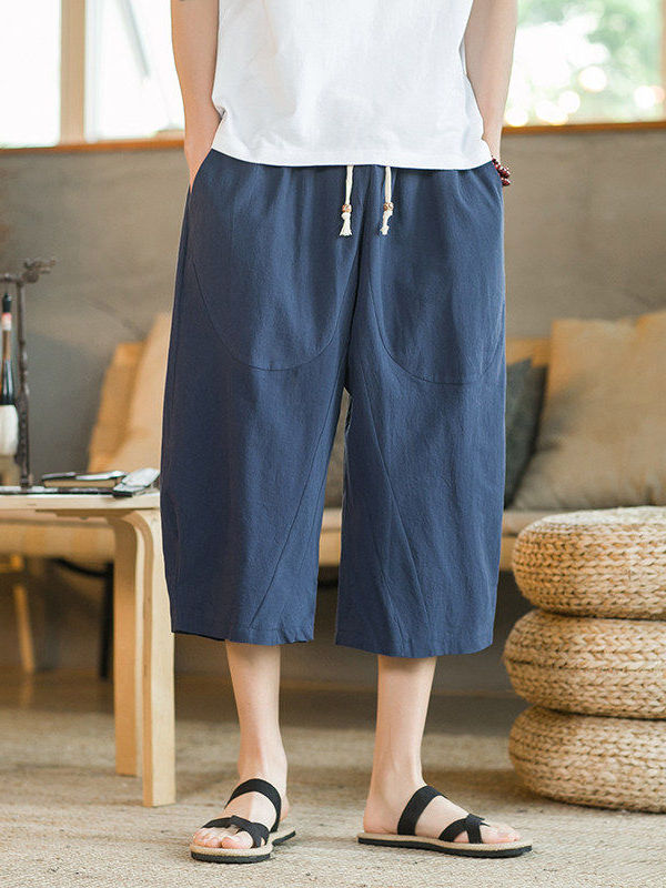 Calças de Linho e Algodão de P - Ethnic Fashion Men avaliação e preço