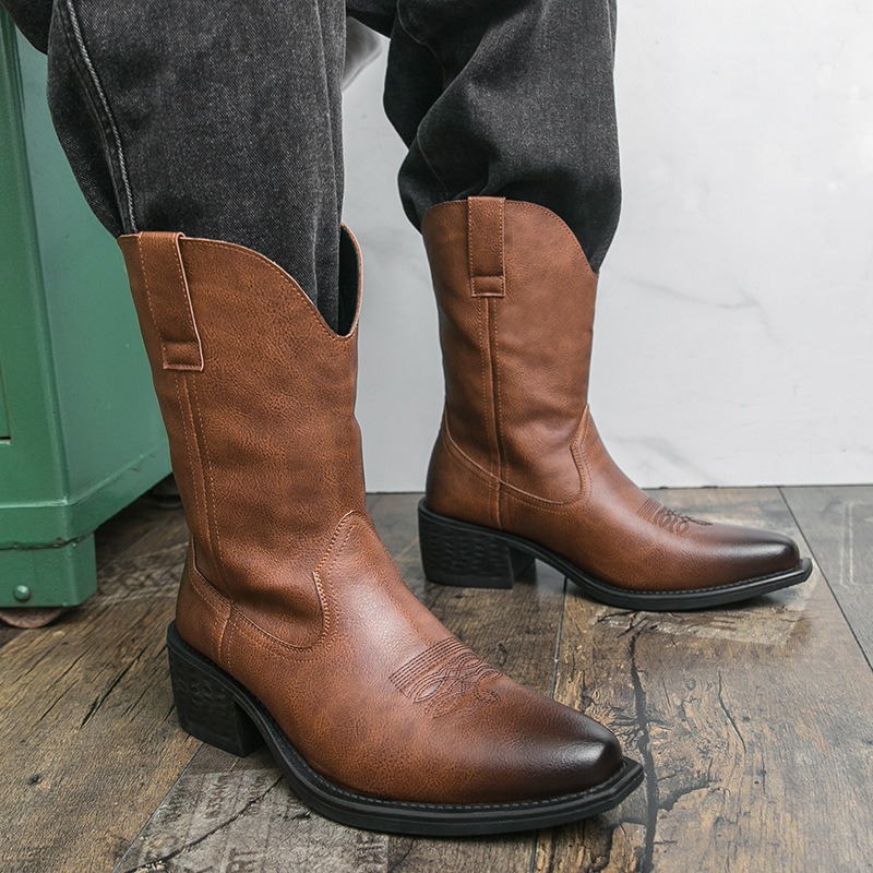 Botas Masculinas Clássicas com - Ethnic Fashion avaliação e preço